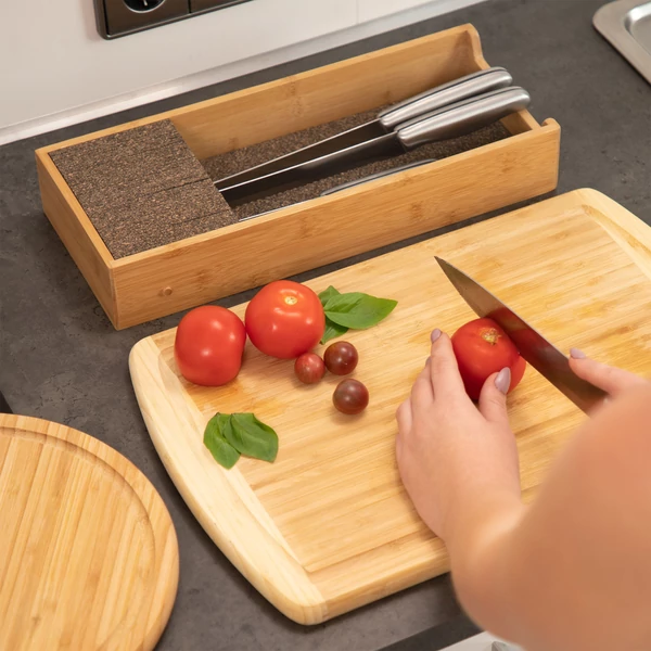 OKNIM Bambusz Késblokk, Késtartó 