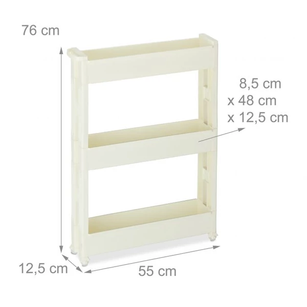 TIKVA 3 Polcos Gurulós Kocsi 