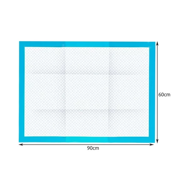 60 x 90 cm méret kitereített kutyapelenka kiváló nedvszívó képességekkel