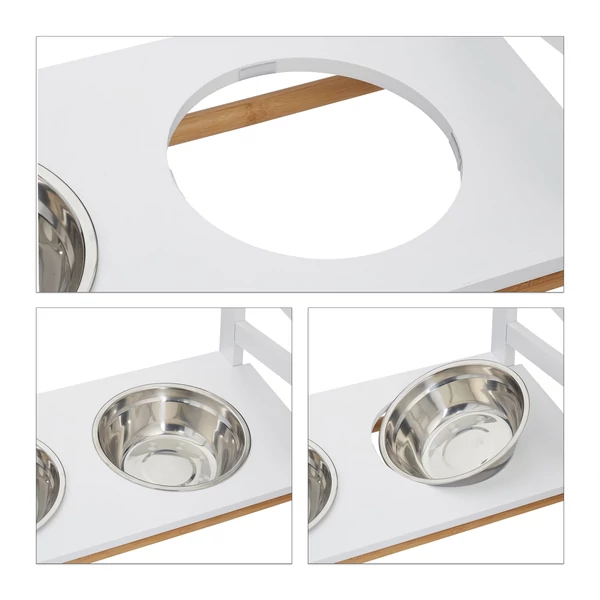 TOBI XL Dupla Etetőtál, Állvánnyal