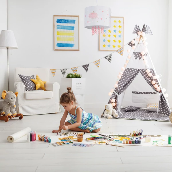 Balerina mintás Gyerekszobai Függőlámpa