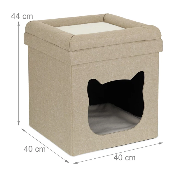 DORMI Összecsukható 2 Szintes Cicaház