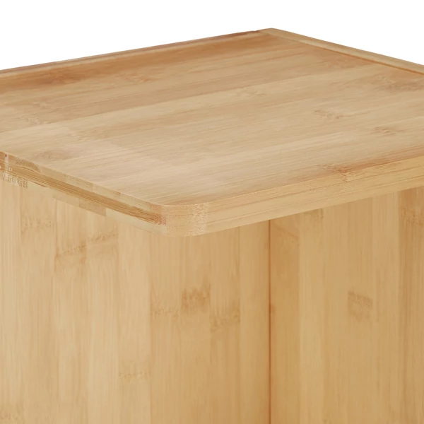 Kokonga bambusz sarokpolc anyagáról készített közeli képe