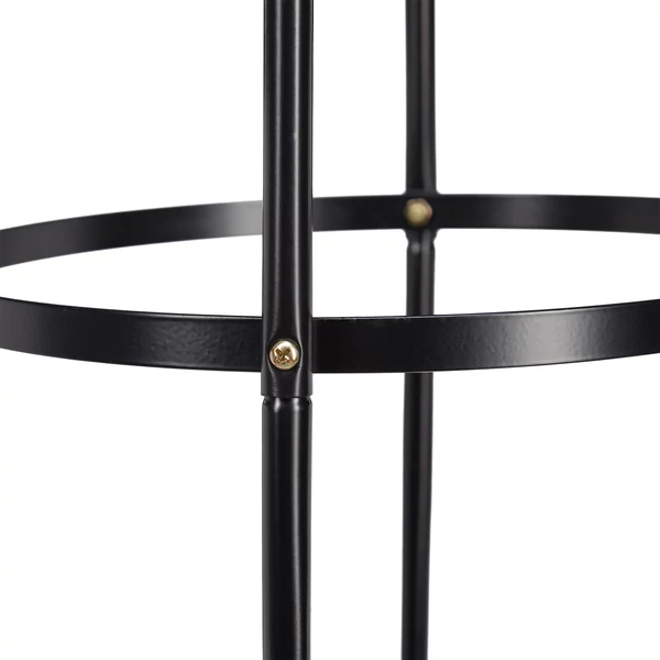 Gibro növényfuttató rács és növénytámasz középső része fekete színbn acélból