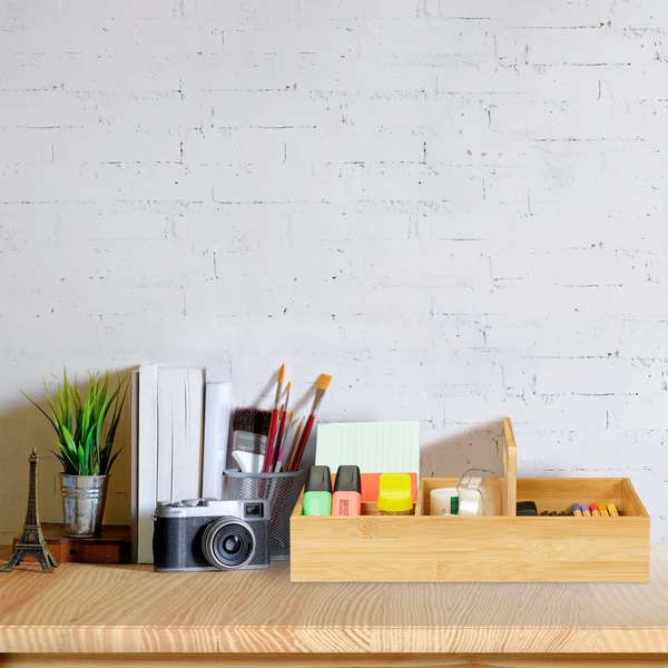 JUSZUN Bambusz Asztali Rendszerező