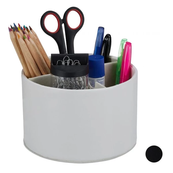 TOR Műbőr Asztali Rendező, Tolltartó, 2 Színben