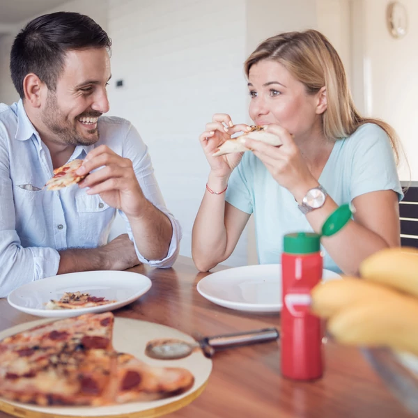 HAO Bambusz Pizza Tányér, Vágódeszka Szett