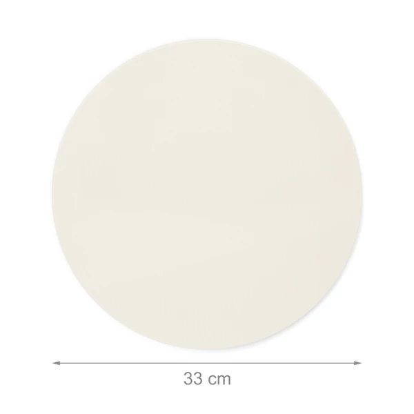 1 cm vastag kerek pizzakő külső méreteivel üresen