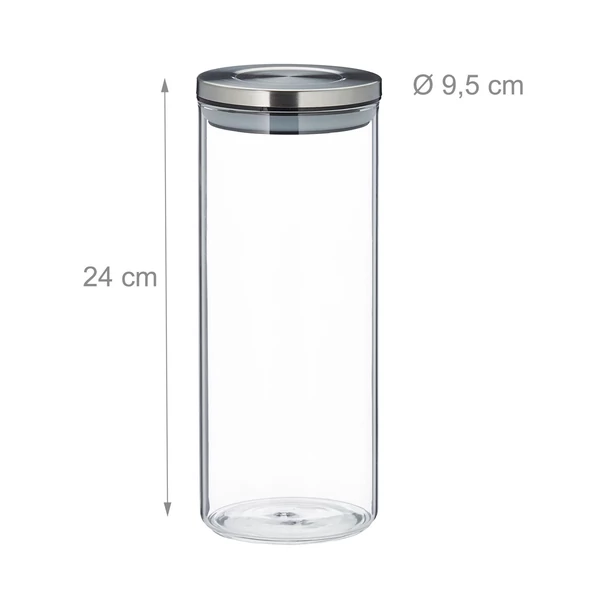 GARNAK Üveg Tároló Szett 1,5 liter / db