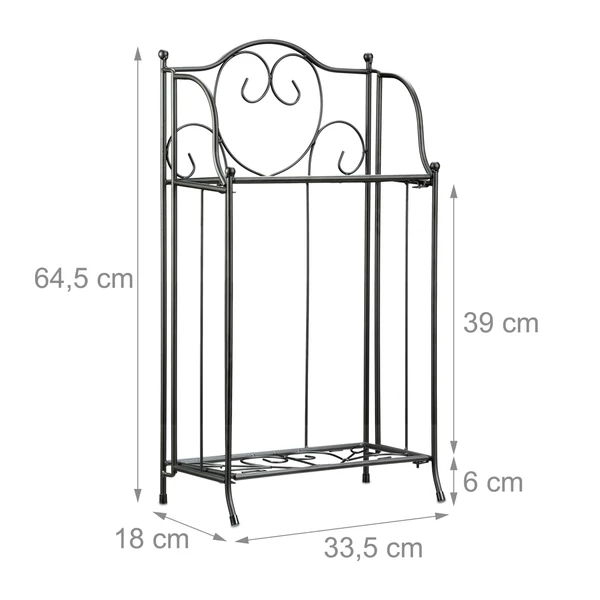Adél acél díszített keretes virágtartó állvány méretezett katalógusképe
