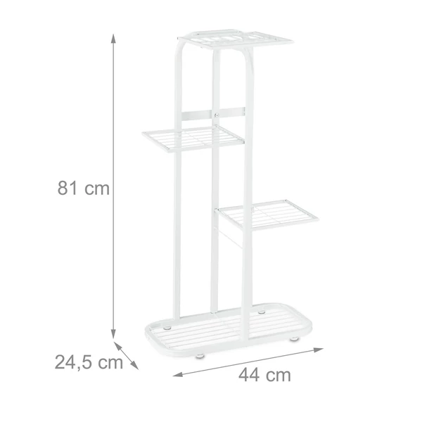 Grinald fémből készült virágtartó méretezett katalógusképe