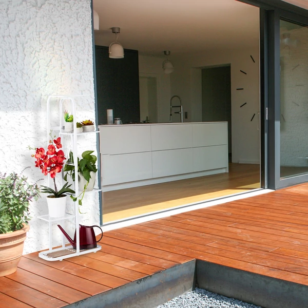 GRINALDON Acél Virágtartó, 3 Választható Színben