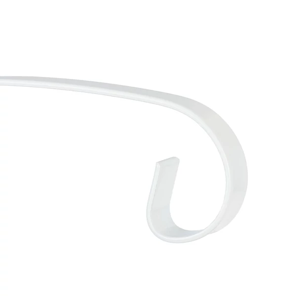 Fém fali virágtartó kampós akasztórésze közelről