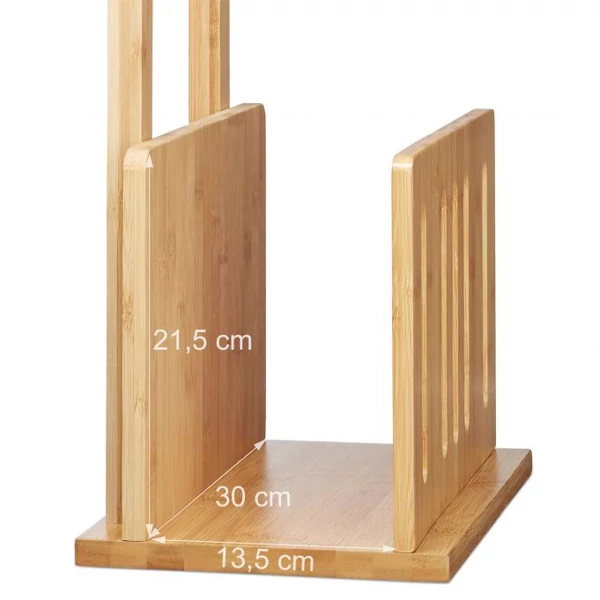 Genta wc papír tartó állványhoz csavarozott újság könyv és folyóirat tartó rekesz
